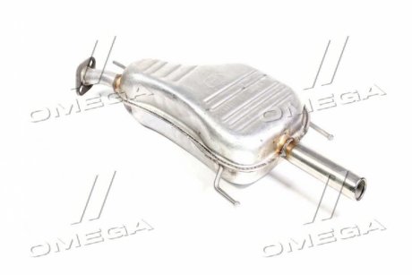 Глушитель (задняя часть) алюминизированная сталь Opel Astra G 1.8i, 2.0i 16V HB (98-) POLMOSTROW 17.297 (фото 1)