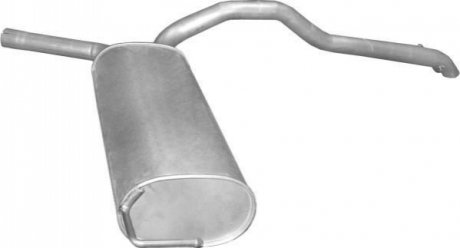 Глушитель алюм. сталь, задн. часть Opel Vivaro 1.9 DTi 01-06, 1.9 DTi 01-06, R POLMOSTROW 17320