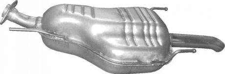 Глушник, алюміній. сталь, задн. частина Opel Zafira A 2.0/2.2 DTi Turbo Diesel 11/01 POLMOSTROW 17327 (фото 1)