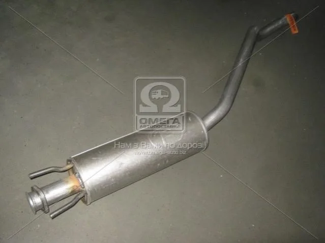 <strong>Глушник, алюміній. сталь, середн. частина Opel Astra 1.4i/1.6i kat 91-98 (17.44) Pol POLMOSTROW 1744 (фото 1)</strong>