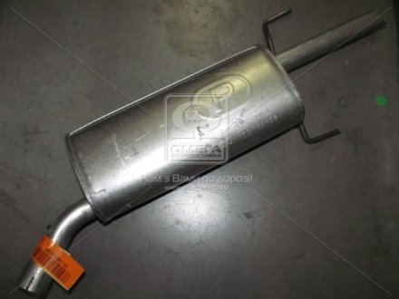 Глушник (задня частина) алюмінієва сталь Opel Vectra B 1.7TD (95-97) POLMOSTROW 17.55 (фото 1)