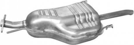 Глушник (задня частина) алюмінієва сталь Opel Astra G 1.8,2.0 sedan (98-04) POLMOSTROW 17.612 (фото 1)
