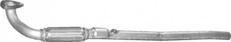 Глушитель, алюм. сталь, передн. часть Opel Meriva A 1.6i 16V 08/05-05/10 POLMOSTROW 17.614 (фото 1)