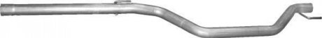 Труба соеденительная (средняя) алюминизированная сталь Opel Signum / Vectra C 1.9 CDTi TD (03-09) POLMOSTROW 17.71 (фото 1)