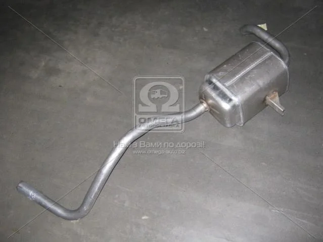 <strong>Алюм глушник. сталь, задн. частина Renault Megane II 1.5 dCi Turbo diesel 02-09 POLMOSTROW 21296 (фото 1)</strong>