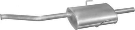 Глушитель алюм. сталь, средн. часть Renault Espace III 2.0 -16V 98-02 (21.523) P POLMOSTROW 21523