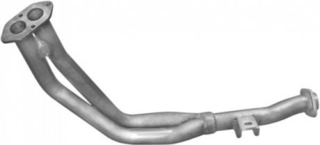 Глушитель, алюм. сталь, передн. часть Renault Espace II 2.0/2.2i 91-96 (21.551) POLMOSTROW 21551