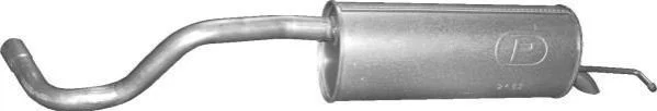 <strong>Глушитель алюм. сталь, задн. часть Skoda Roomster 1.4i 16V 05/06-03/10 (24.63) P POLMOSTROW 2463 (фото 1)</strong>