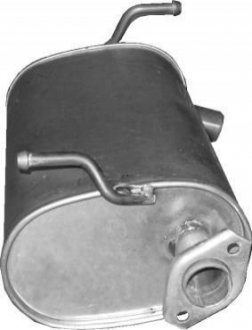 Глушитель алюм. сталь, задн. часть Suzuki Jimny 1.3i 16V 4X2+4X4 10/98-07/04 (25 POLMOSTROW 2555 (фото 1)