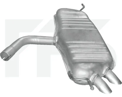 Глушник для Volkswagen POLMOSTROW FP 7402 G31 фото товару