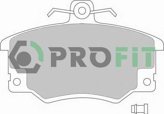 <strong>Колодки гальмівні дискові PROFIT 5000-0370 (фото 1)</strong>
