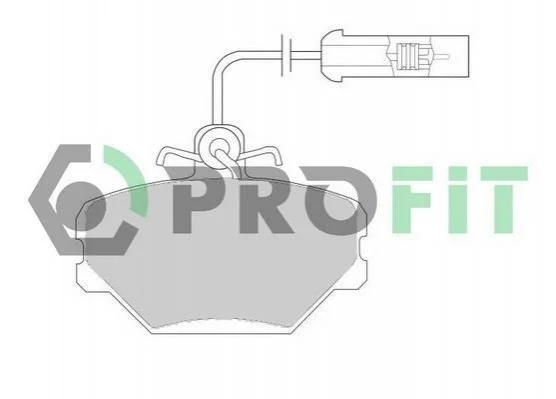 <strong>Колодки тормозные дисковые PROFIT 5000-0524 (фото 1)</strong>