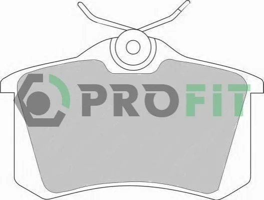 <strong>Колодки гальмівні дискові PROFIT 5000-0541 (фото 1)</strong>