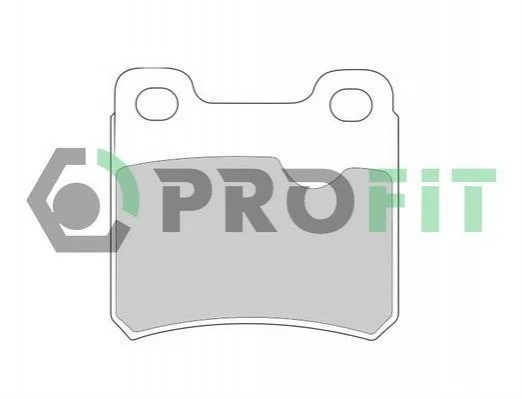 <strong>Колодки тормозные дисковые PROFIT 5000-0586 (фото 1)</strong>