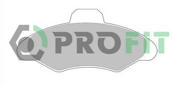 <strong>Колодки гальмівні дискові PROFIT 5000-0617 (фото 1)</strong>
