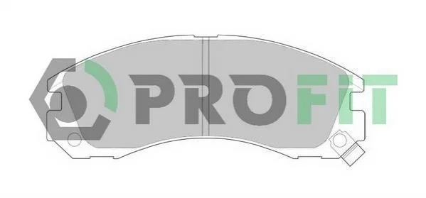 <strong>Колодки тормозные дисковые PROFIT 5000-0765 (фото 1)</strong>