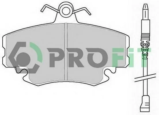 <strong>Колодки гальмівні дискові PROFIT 5000-0845 (фото 1)</strong>