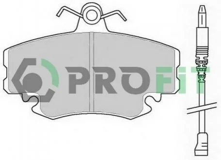 Колодки гальмівні дискові для PROFIT 5000-0845 фото товару