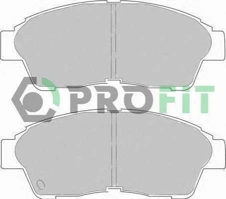 <strong>Колодки гальмівні дискові PROFIT 5000-0867 (фото 1)</strong>