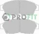 <strong>Колодки гальмівні дискові PROFIT 5000-0867 (фото 1)</strong>