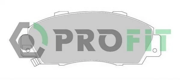 <strong>Колодки тормозные дисковые PROFIT 5000-0905 (фото 1)</strong>