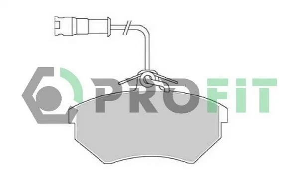 <strong>Колодки гальмівні дискові PROFIT 5000-0954 (фото 1)</strong>