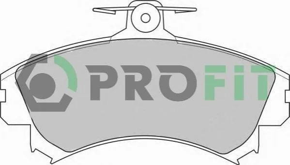 <strong>Колодки тормозные дисковые PROFIT 5000-1093 (фото 1)</strong>