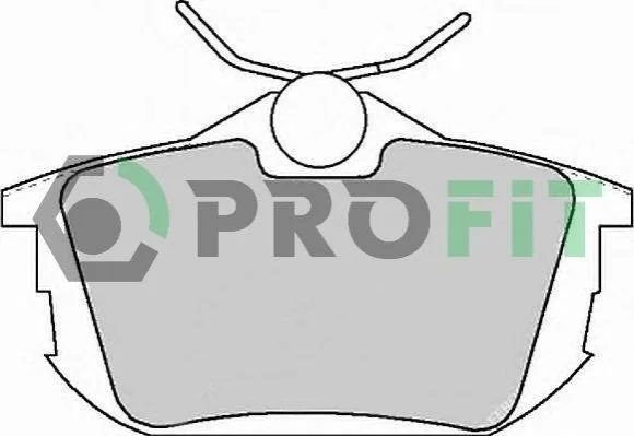 <strong>Колодки гальмівні дискові PROFIT 5000-1095 (фото 1)</strong>
