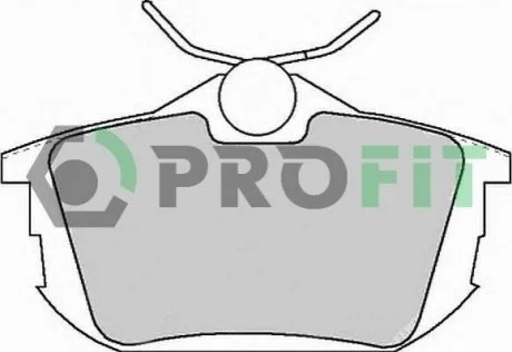 Колодки гальмівні дискові для PROFIT 5000-1095 фото товару