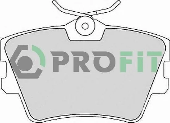 <strong>Колодки гальмівні дискові PROFIT 5000-1132 (фото 1)</strong>