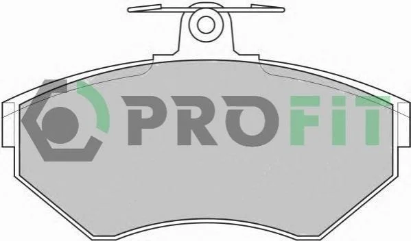 <strong>Колодки тормозные дисковые PROFIT 5000-1289 (фото 1)</strong>