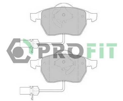 <strong>Колодки тормозные дисковые PROFIT 5000-1323 (фото 1)</strong>