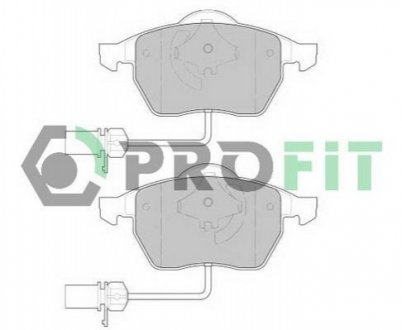 Колодки тормозные дисковые PROFIT 5000-1323 (фото 1)