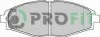 <strong>Колодки гальмівні дискові PROFIT 5000-1337 (фото 1)</strong>