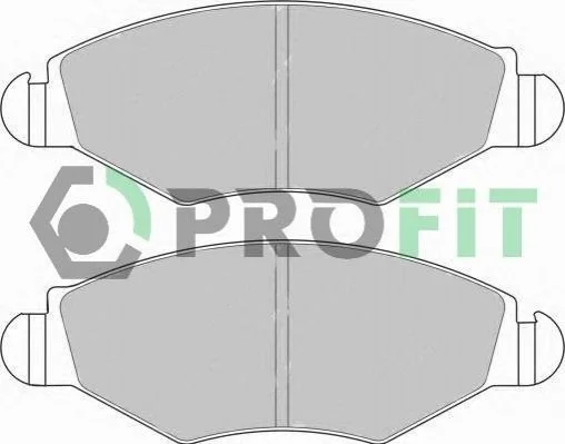<strong>Колодки тормозные дисковые PROFIT 5000-1378 (фото 1)</strong>