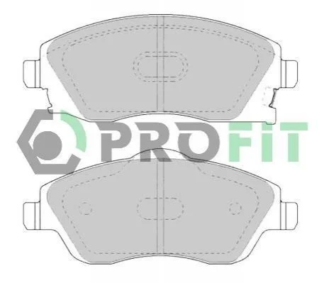 <strong>Колодки гальмівні дискові PROFIT 5000-1424 (фото 1)</strong>