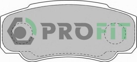 Колодки гальмівні дискові PROFIT 5000-1480