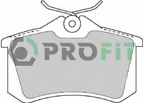 Колодки гальмівні дискові PROFIT 5000-1491