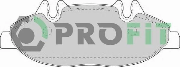 <strong>Колодки гальмівні дискові PROFIT 5000-1493 (фото 1)</strong>
