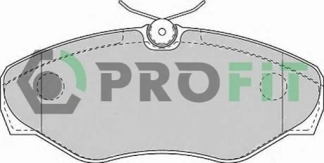 Колодки гальмівні дискові для PROFIT 5000-1515 фото товару