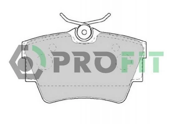 <strong>Колодки гальмівні дискові PROFIT 5000-1516 (фото 1)</strong>