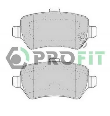 <strong>Колодки тормозные дисковые PROFIT 5000-1521 (фото 1)</strong>