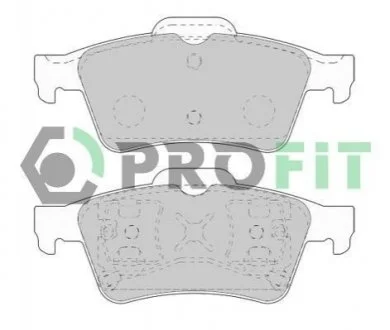 Колодки гальмівні дискові для PROFIT 5000-1540 фото товару