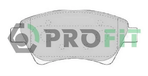 <strong>Колодки гальмівні дискові PROFIT 5000-1544 (фото 1)</strong>