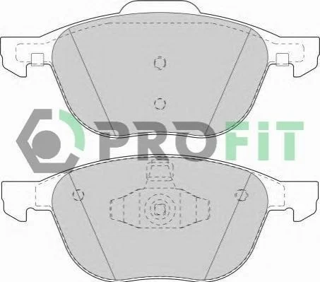 <strong>Колодки гальмівні дискові PROFIT 5000-1594 (фото 1)</strong>