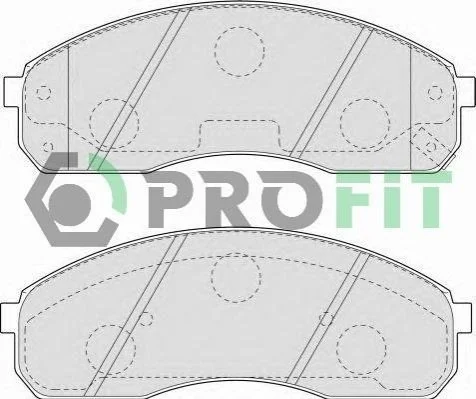 <strong>Колодки гальмівні дискові PROFIT 5000-1595 (фото 1)</strong>