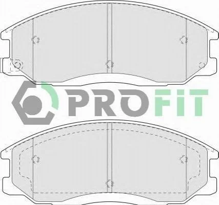 <strong>Колодки гальмівні дискові PROFIT 5000-1605 (фото 1)</strong>