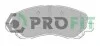 <strong>Колодки гальмівні дискові PROFIT 5000-1621 (фото 1)</strong>