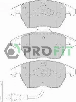 <strong>Колодки тормозные дисковые PROFIT 5000-1641 (фото 1)</strong>