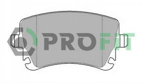 Колодки тормозные дисковые PROFIT 5000-1644 (фото 1)